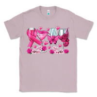 Lilac breast cancer wine glasses Classic Tee - texasbilliewilder