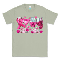 Matcha breast cancer wine glasses Classic Tee - texasbilliewilder
