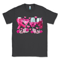 Smoke breast cancer wine glasses Classic Tee - texasbilliewilder