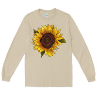 Mushroom sunflower Long Sleeve Tee - RanaPortraitStore
