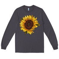 Smoke sunflower Long Sleeve Tee - RanaPortraitStore