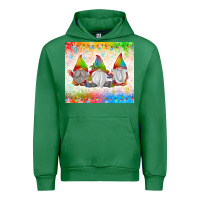 Emerald christmas lights gnome Urban Hoodie - MaliasSmallBusiness