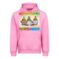 Fuchsia Pink christmas lights gnome Urban Hoodie - MaliasSmallBusiness