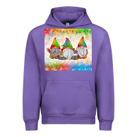 Tulip christmas lights gnome Urban Hoodie - MaliasSmallBusiness