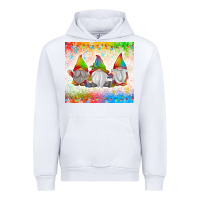 White christmas lights gnome Urban Hoodie - MaliasSmallBusiness