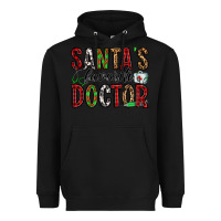 Black santa's favorite doctor Heavyweight Hoodie - Jasminsmagicworld