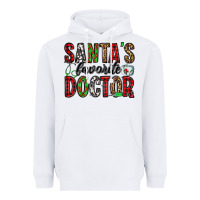 White santa's favorite doctor Heavyweight Hoodie - Jasminsmagicworld