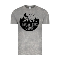 Cloud Rock Live Love Camp Vintage Tee - Unal Design