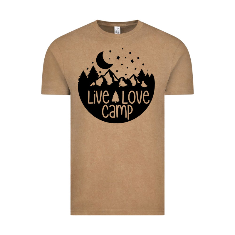 Live Love Camp Vintage Tee by Unal Design | Teevron