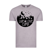 Vintage Zinc Live Love Camp Vintage Tee - Unal Design