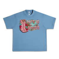 Pebble Blue life is better in the boots Urban Heavy Tee - texasbilliewilder