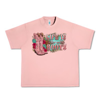 Salmon life is better in the boots Urban Heavy Tee - texasbilliewilder