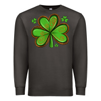Smoke st patricks day shamrock with glitter Premium Sweatshirt - Artiststas