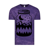 Cloud Purple View jar Vintage Tee - Unal Design