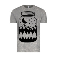 Cloud Rock View jar Vintage Tee - Unal Design