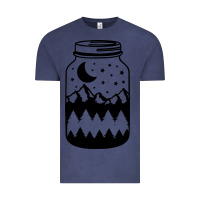 Vintage Denim View jar Vintage Tee - Unal Design