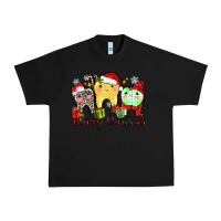 Black merry christmas tooth Urban Heavy Tee - Zillion Design Studio
