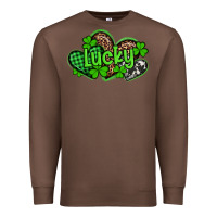 Chestnut st patricks day lucky western hearts Premium Sweatshirt - Artiststas