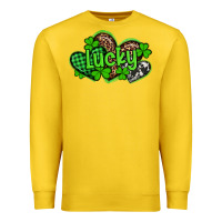 Lemon st patricks day lucky western hearts Premium Sweatshirt - Artiststas