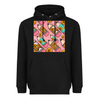 Western Pencil Seamless Pattern Heavyweight Hoodie | Teevron