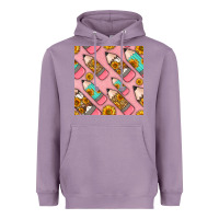 Lavender western pencil seamless pattern Heavyweight Hoodie - BundleAndBundleShop