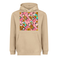 Mushroom western pencil seamless pattern Heavyweight Hoodie - BundleAndBundleShop