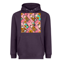 Plum western pencil seamless pattern Heavyweight Hoodie - BundleAndBundleShop