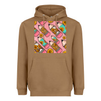 Toasted Coconut western pencil seamless pattern Heavyweight Hoodie - BundleAndBundleShop