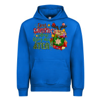 Cobalt deer santa please bring me tea Urban Hoodie - MaliasSmallBusiness
