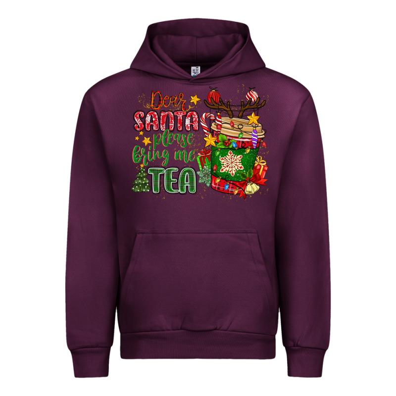 Deer Santa Please Bring Me Tea Urban Hoodie by MaliasSmallBusiness | Teevron