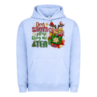 Pigment Grape Ice deer santa please bring me tea Urban Hoodie - MaliasSmallBusiness