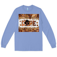 Colony Blue dope melanin Long Sleeve Tee - Zillion Design Studio