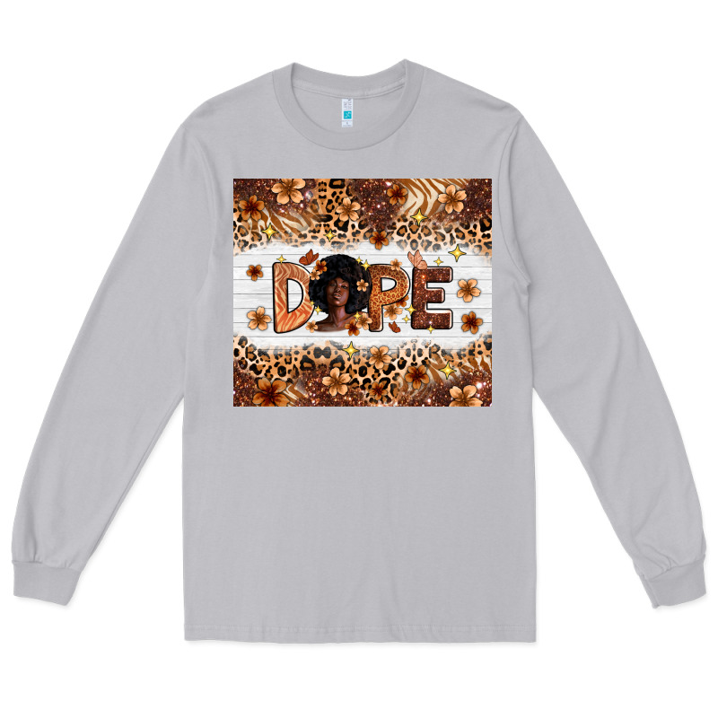 Dope Melanin Long Sleeve Tee by Zillion Design Studio | Teevron