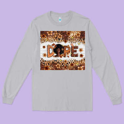 Dope Melanin Long Sleeve Tee Designed By Zillion Design Studio