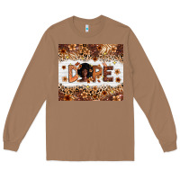 Toasted Coconut dope melanin Long Sleeve Tee - Zillion Design Studio