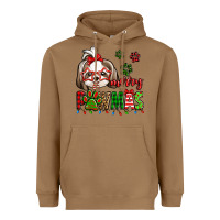 Toasted Coconut merry pawmas christmas shih tzu Heavyweight Hoodie - Jasminsmagicworld