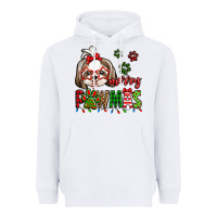 White merry pawmas christmas shih tzu Heavyweight Hoodie - Jasminsmagicworld