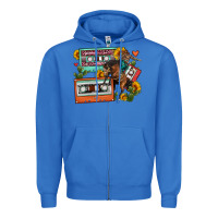 True Royal rodeo sunflower cactus cassette Zipper Hoodie - FaDigitalArtStudio