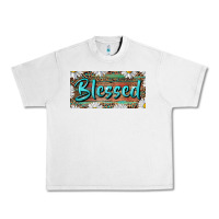 Lunar Rock Blessed With Daisy And Leopard Urban Heavy Tee - RanaPortraitStore