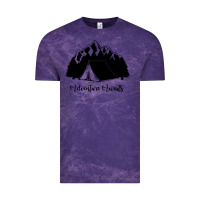 Cloud Purple Adventure Camping Vintage Tee - Unal Design