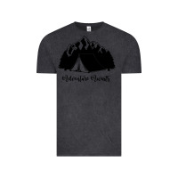 Vintage Black Adventure Camping Vintage Tee - Unal Design