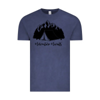 Vintage Denim Adventure Camping Vintage Tee - Unal Design