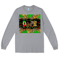 Heather Grey dope juneteenth Long Sleeve Tee - Zillion Design Studio