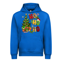 Cobalt ho ho ho christmas Urban Hoodie - MaliasSmallBusiness