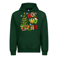 Forest Green ho ho ho christmas Urban Hoodie - MaliasSmallBusiness