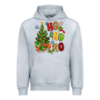 Heather Grey ho ho ho christmas Urban Hoodie - MaliasSmallBusiness
