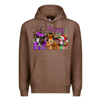 Chestnut happy hallothanksmas cows  nancy Premium Hoodie - NancyCooperArtShop