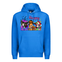 True Royal happy hallothanksmas cows  nancy Premium Hoodie - NancyCooperArtShop