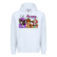 White happy hallothanksmas cows  nancy Premium Hoodie - NancyCooperArtShop