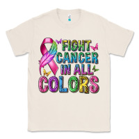 Natural fight cancer in all colors Classic Tee - texasbilliewilder